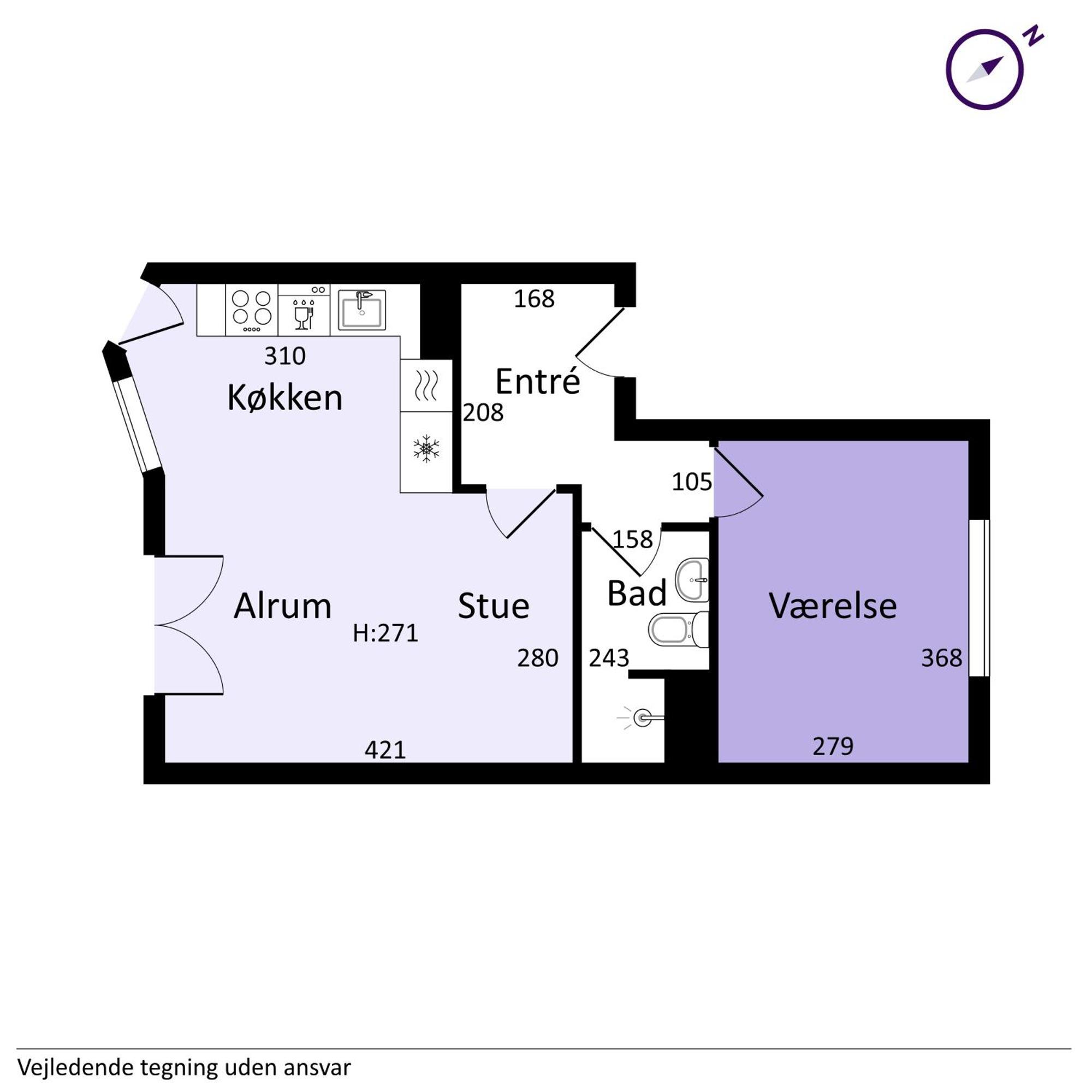 Apartment Nyistandsat 1br Lejlighed I Hjertet Af Norrebro *